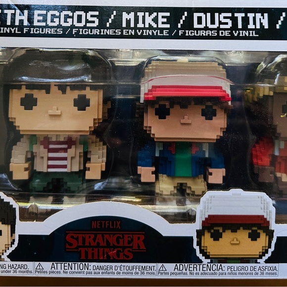POP Stranger Things in Minecraft design Collection NWT Eleven With Eggos - Picture 12 of 15